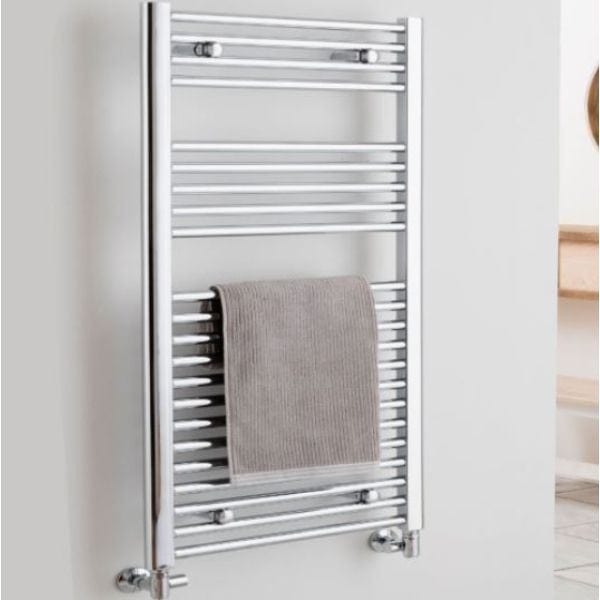 Vogue Ladder Rail Vogue Focus Straight Towel Rail in Chrome 1800 x 500 / Electric Only