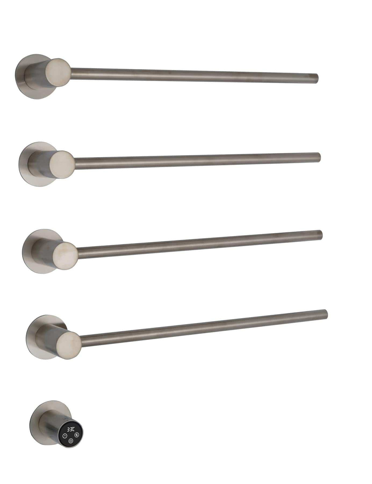 JTP Designer Towel Rail JTP Onyx Electric Designer Towel Radiator Stainless Steel