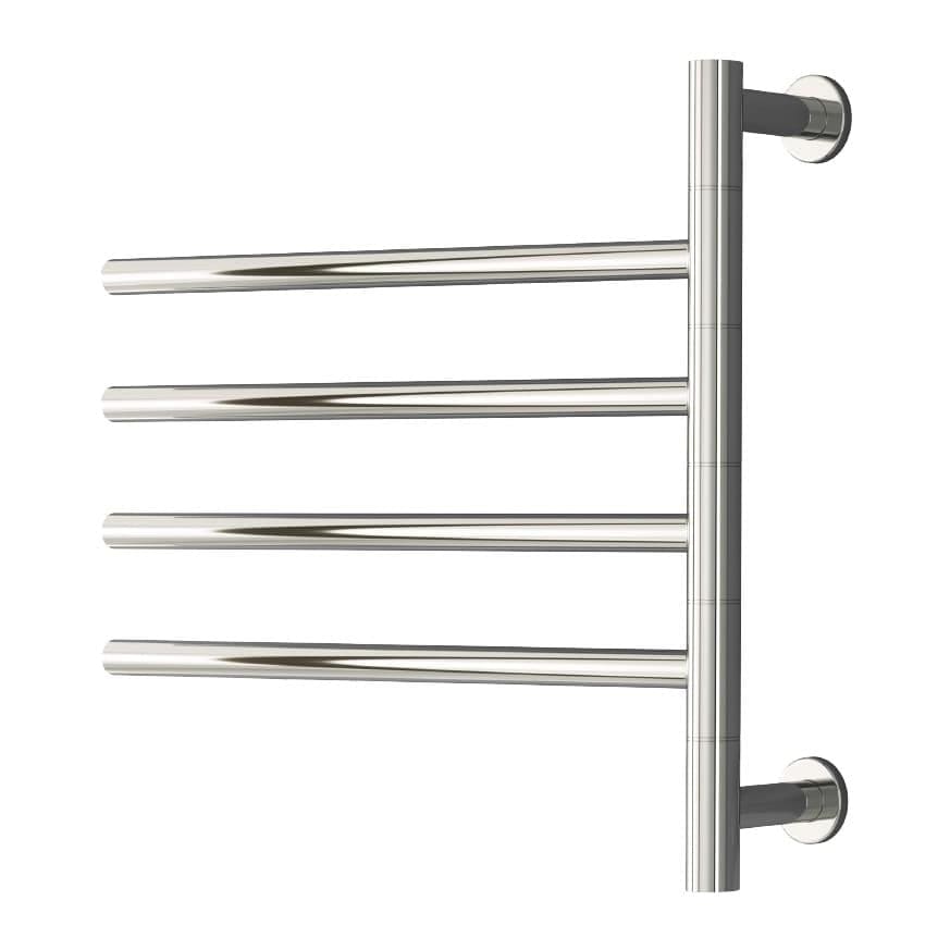 Reina Designer Towel Radiator Reina Rance 455 x 500mm Electric Only Towel Radiator in Polished Stainless Steel
