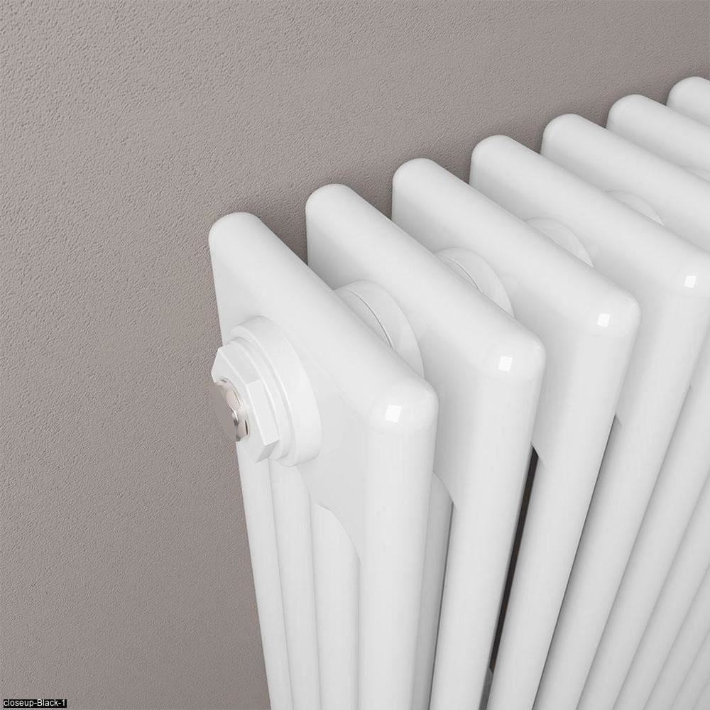 Eastbrook Column Radiator Eastbrook Rivassa Traditional 4 Column Radiator in Gloss White