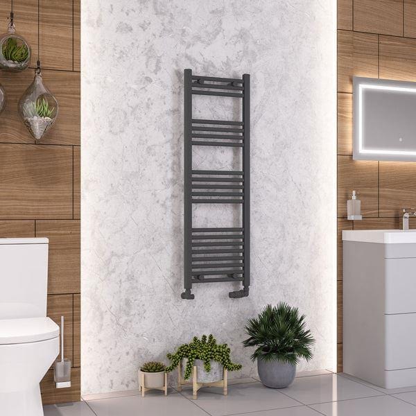 Eastbrook Ladder Rail Eastbrook Wendover Straight Heated Towel Rail in Anthracite