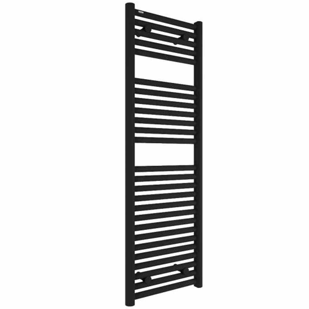 Tissino Ladder Rails Tissino Hugo2 Designer Towel Radiator in Matt Black 1212 x 400 / Electric Only
