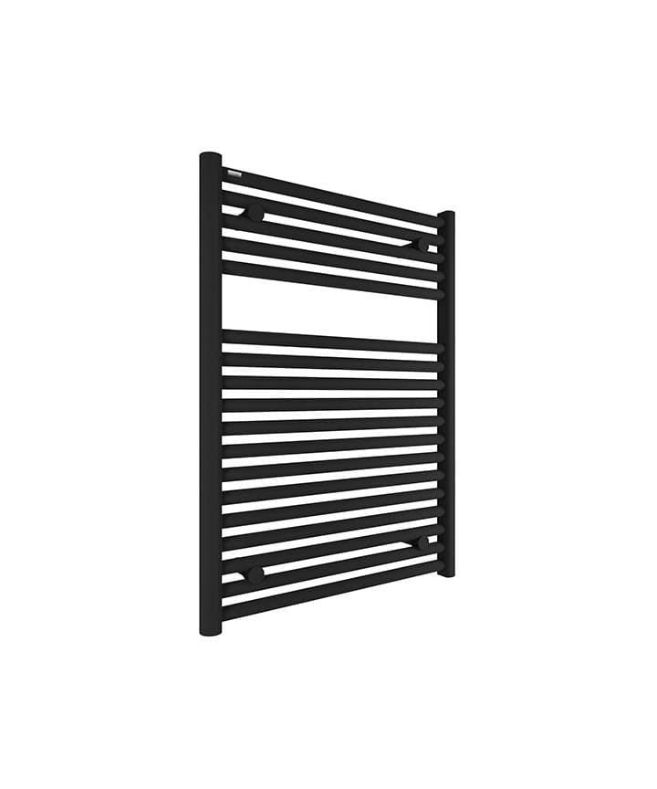 Tissino Ladder Rails Tissino Hugo2 Designer Towel Radiator in Matt Black 812 x 600 / Central Heating