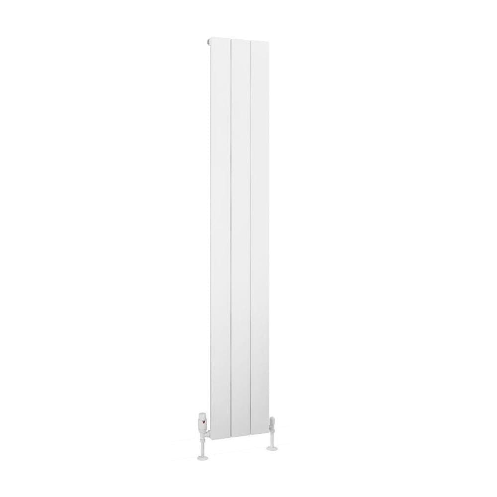 Eastbrook Panel Radiator Eastbrook Charlton Vertical Designer Radiator in Matt White