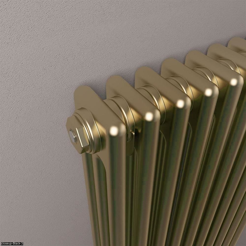Eastbrook Column Radiator Eastbrook Rivassa Traditional 3 Column Radiator in Bronze Effect
