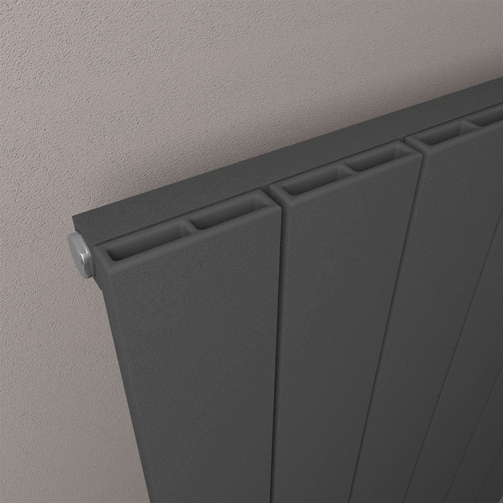 Eastbrook Eastbrook Charlton Vertical Designer Radiator in Matt Anthracite