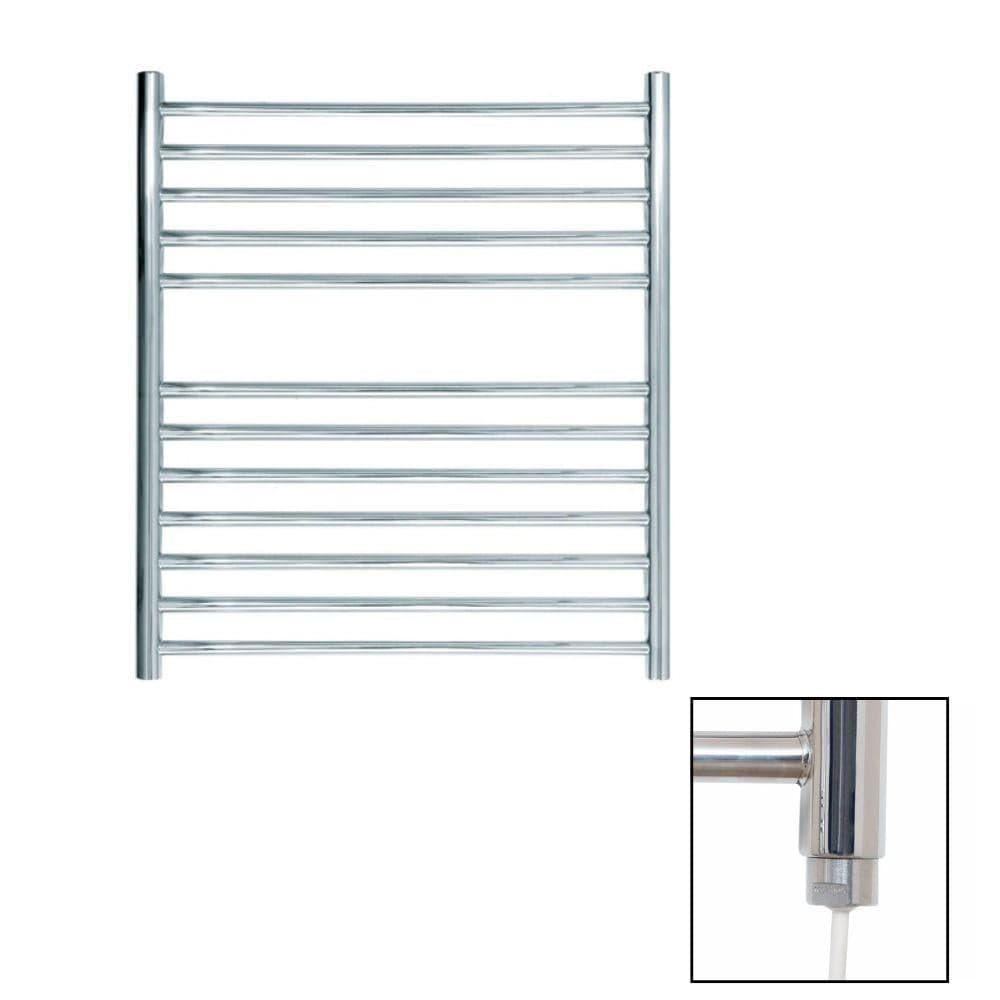 JIS Ladder Rail JIS Sussex Ouse Vertical Stainless Steel Heated Towel Rail 700 x 620mm / Electric Only / Polished Chrome