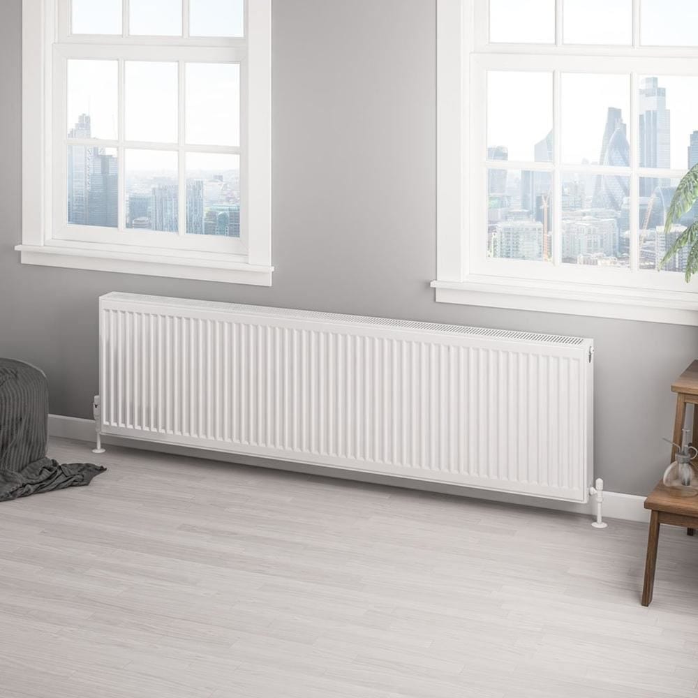 Aquarius Type 22 Compact Panel Radiator in Gloss White