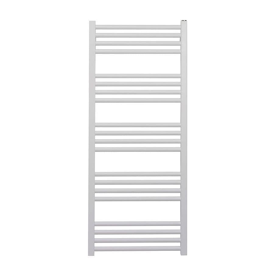 Crosswater Ladder Rail Crosswater MPRO Designer Vertical Towel Radiator in Matt White 1140 x 480mm / Central Heating