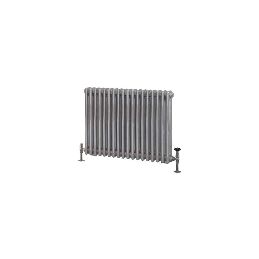 Eastbrook Column Radiator Eastbrook Rivassa Traditional 3 Column Radiator in Chrome Effect