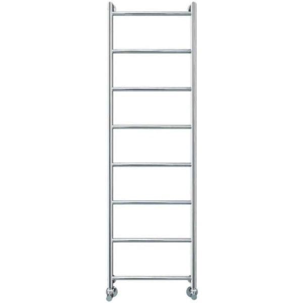 Vogue Ladder Rails Vogue Vivid Straight Heated Towel Rail in Chrome 1550 x 500 / Central Heating