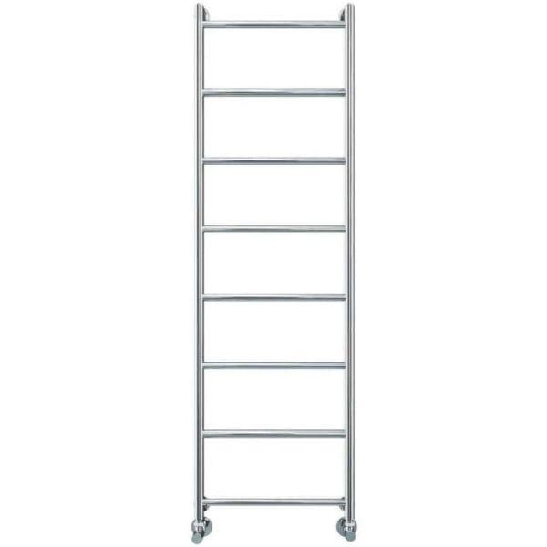 Vogue Ladder Rail Vogue Vivid Straight Heated Towel Rail in Chrome 1550 x 500 / Central Heating