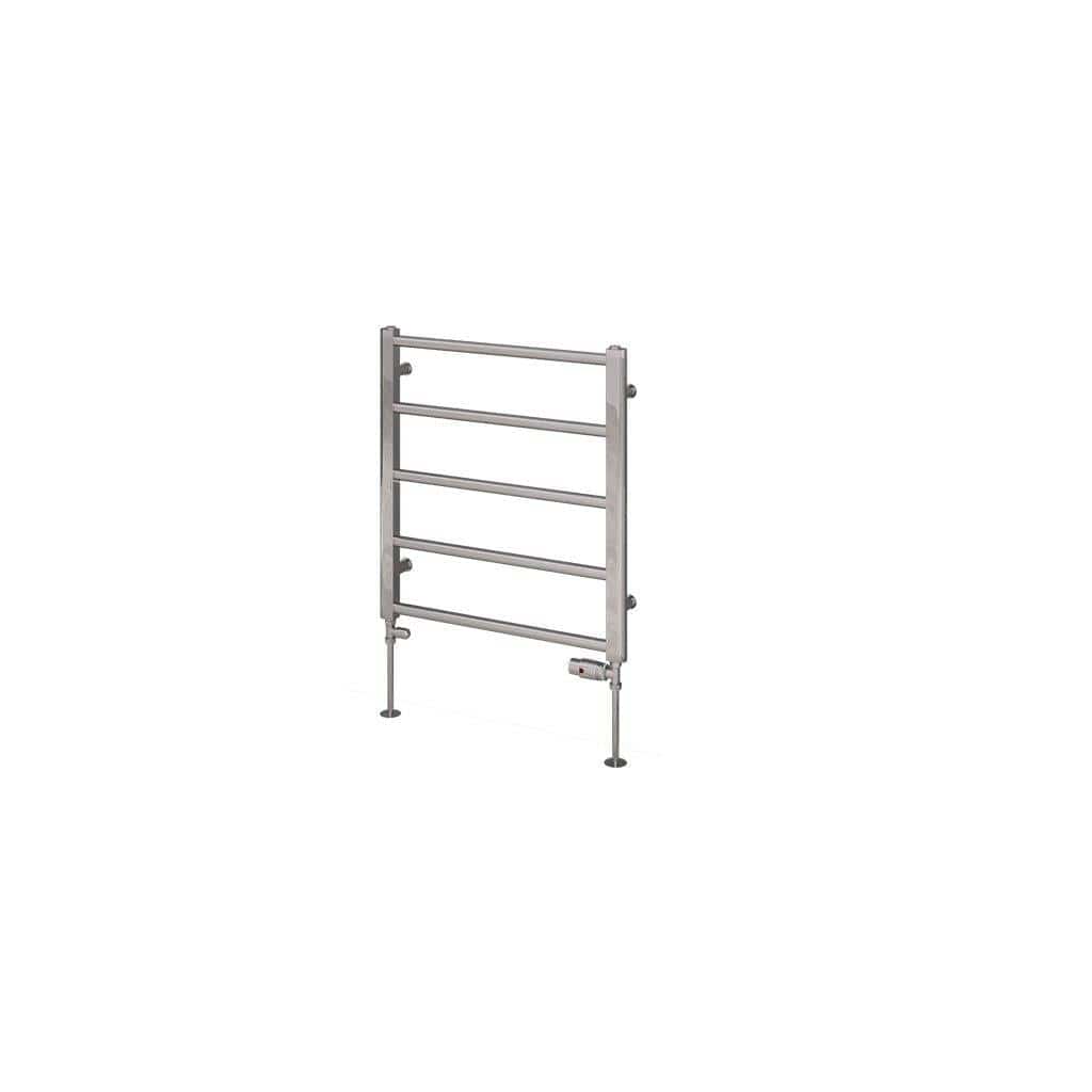 Eastbrook Ladder Rail Eastbrook Tuscan Round Heated Towel Rail in Chrome 650 x 600 / Central Heating