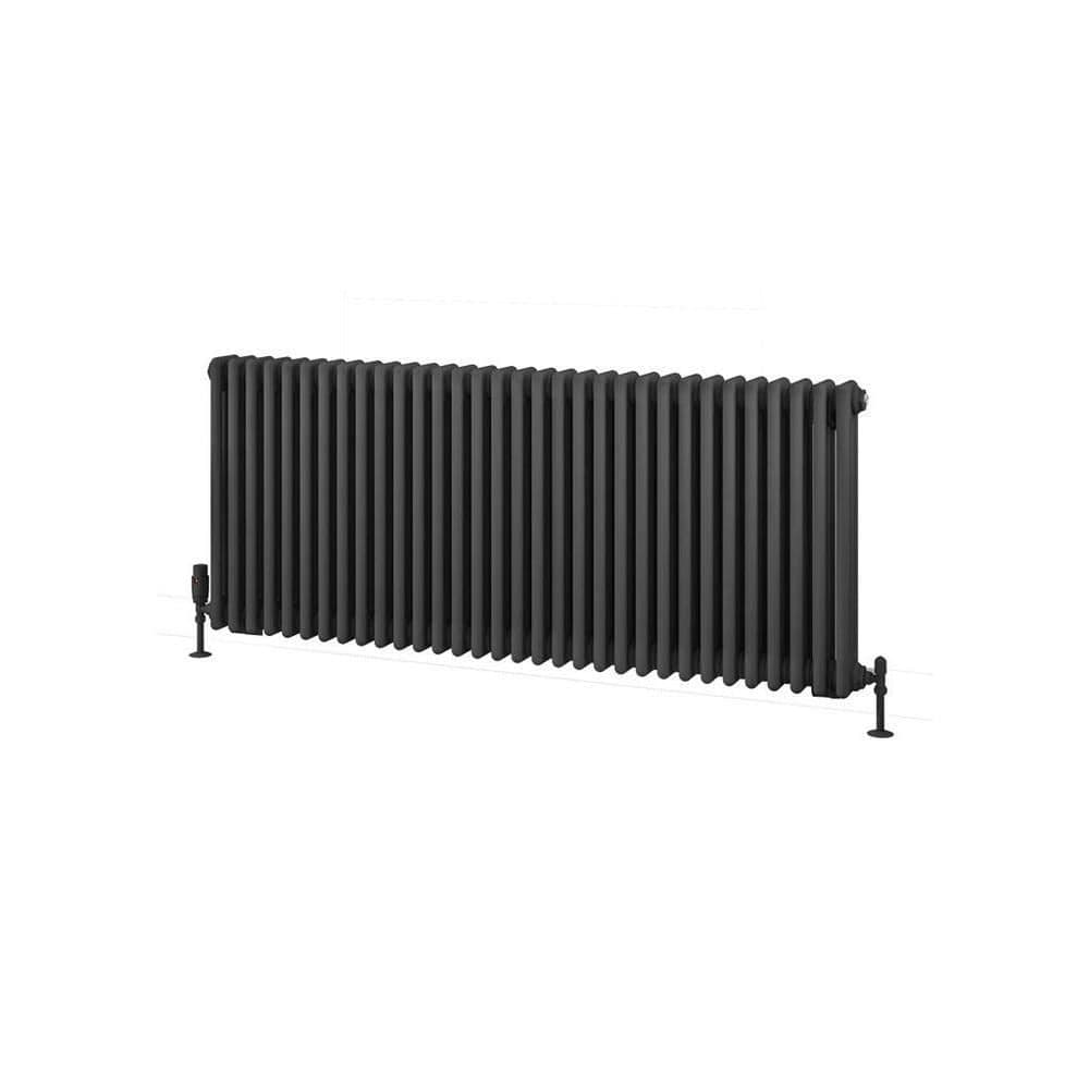 Eastbrook Column Radiator Eastbrook Rivassa Traditional 3 Column Radiator in Matt Anthracite