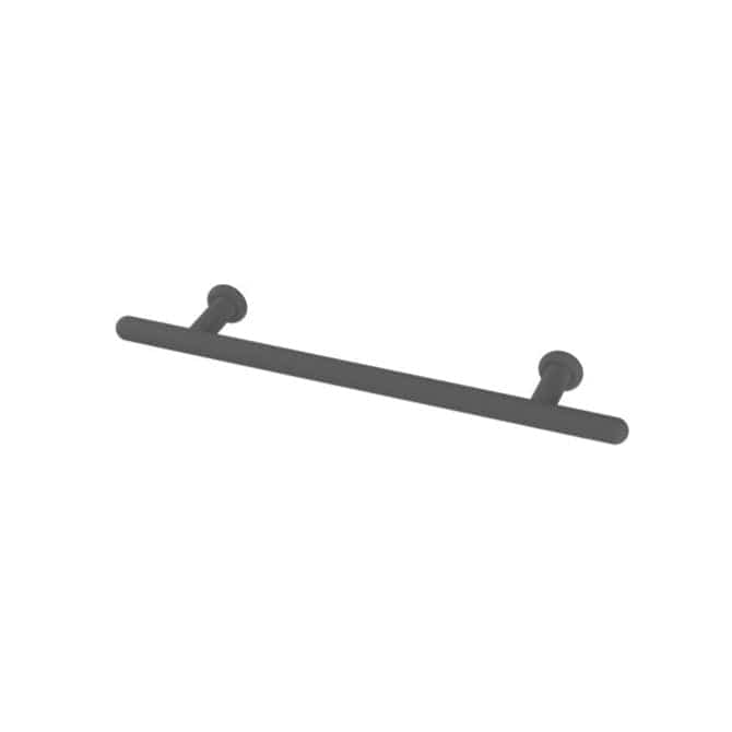 Eastbrook Radiator Towel Hangers Eastbrook MultiRail Straight Towel Hanger in Matt Anthracite