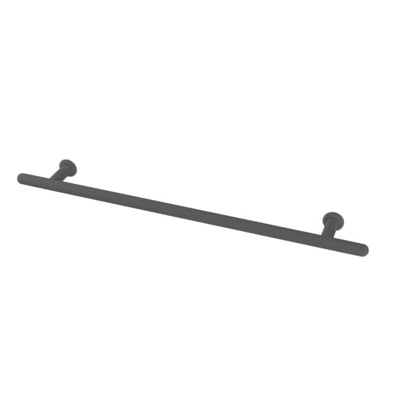 Eastbrook Radiator Towel Hangers Eastbrook MultiRail Straight Towel Hanger in Matt Anthracite