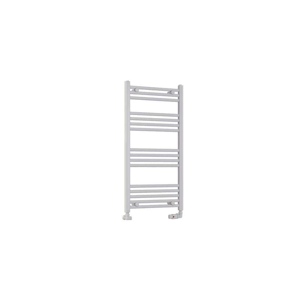 Eastbrook Wendover Curved Vertical Heated Towel Rail in White