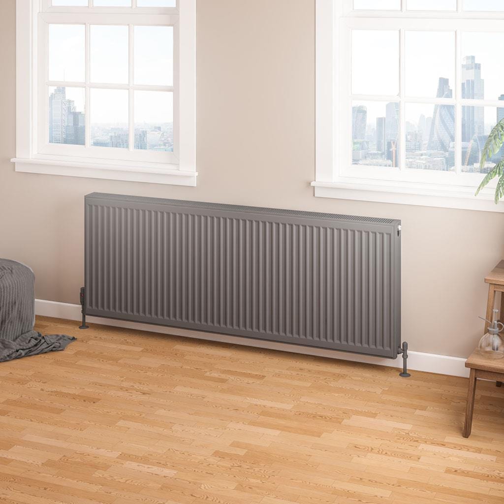 Aquarius Type 22 Aquarius Type 22 Compact Panel Radiator in Matt Anthracite 600 x 1600
