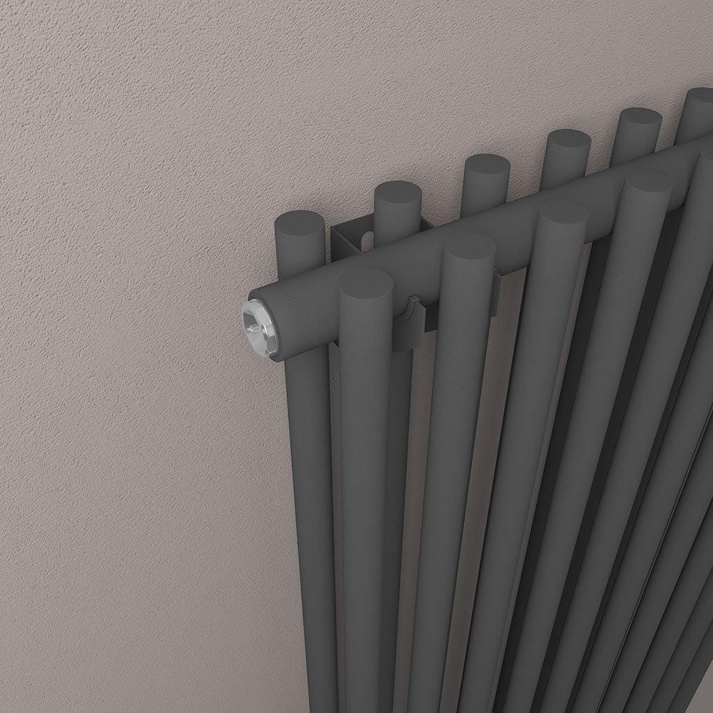 Eastbrook Designer Towel Radiator Eastbrook Murano Horizontal Designer Radiator in Matt Anthracite