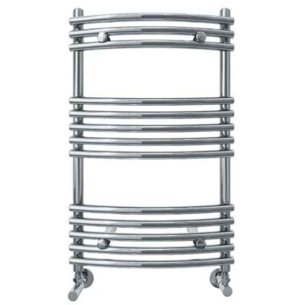 Vogue Designer Towel Radiator Vogue Melody Curved Designer Towel Radiator in Chrome 772 x 500 / Dual Fuel
