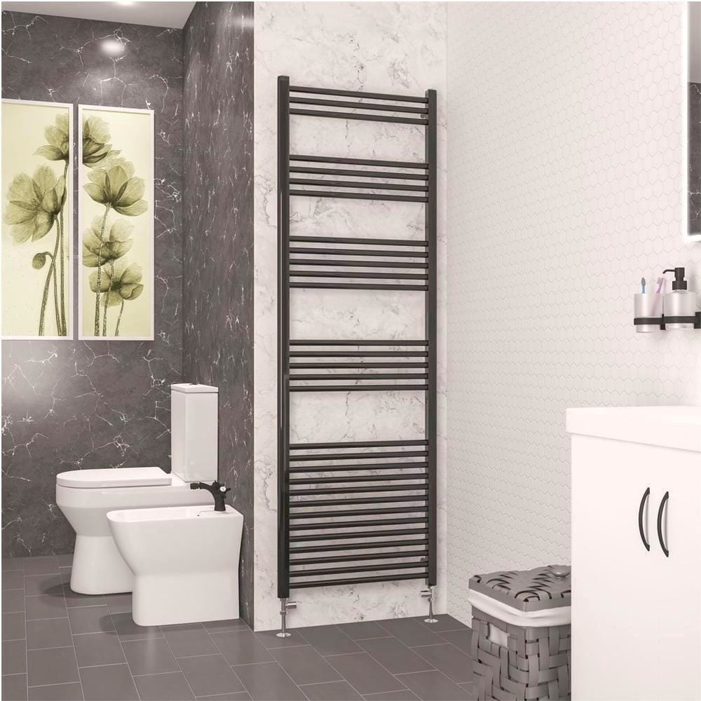 Eastbrook Wendover Straight Heated Towel Rail in Black Gold