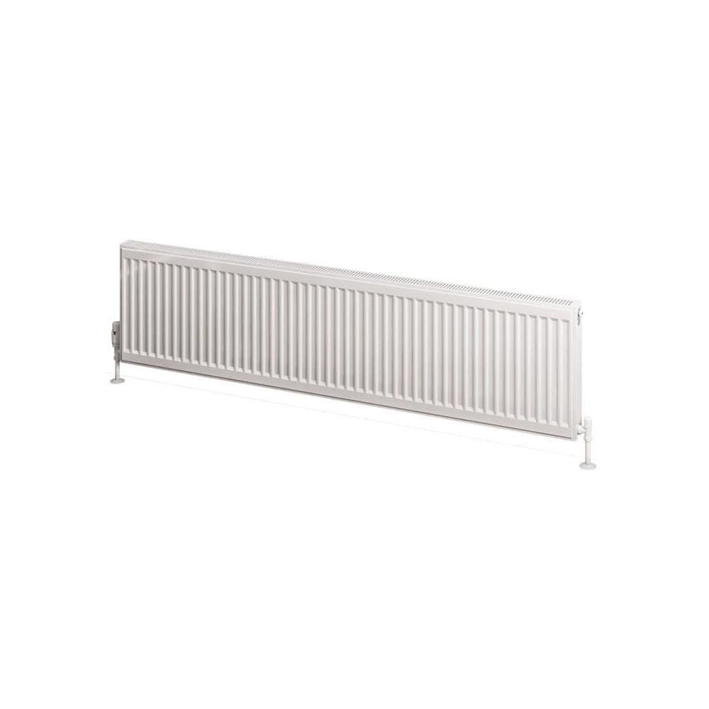 Aquarius Bathrooms Type 11 Aquarius Type 11 Compact Panel Radiator In Gloss White