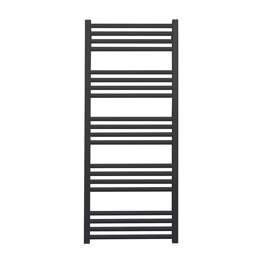 Crosswater Ladder Rails Crosswater MPRO Designer Vertical Towel Radiator in Matt Black 1140 x 480 / Central Heating