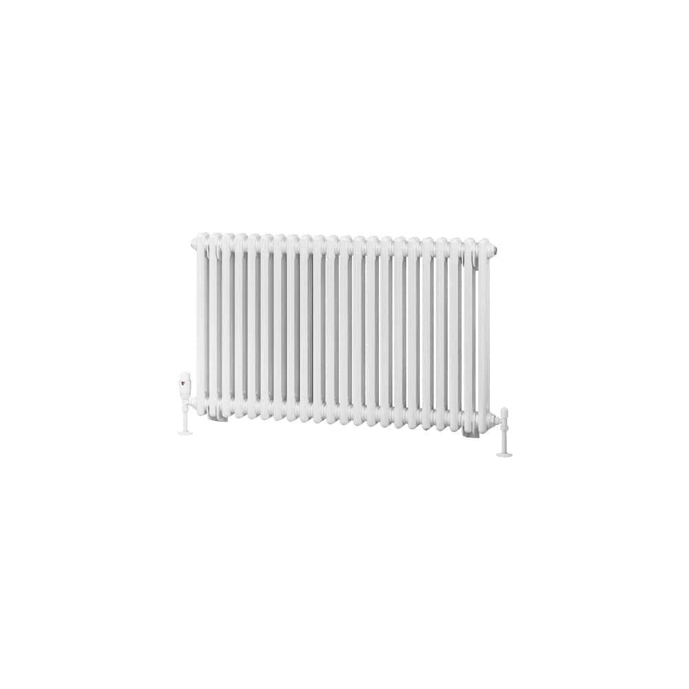 Eastbrook Column Radiator Eastbrook Rivassa Traditional 2 Column Radiator in Gloss White