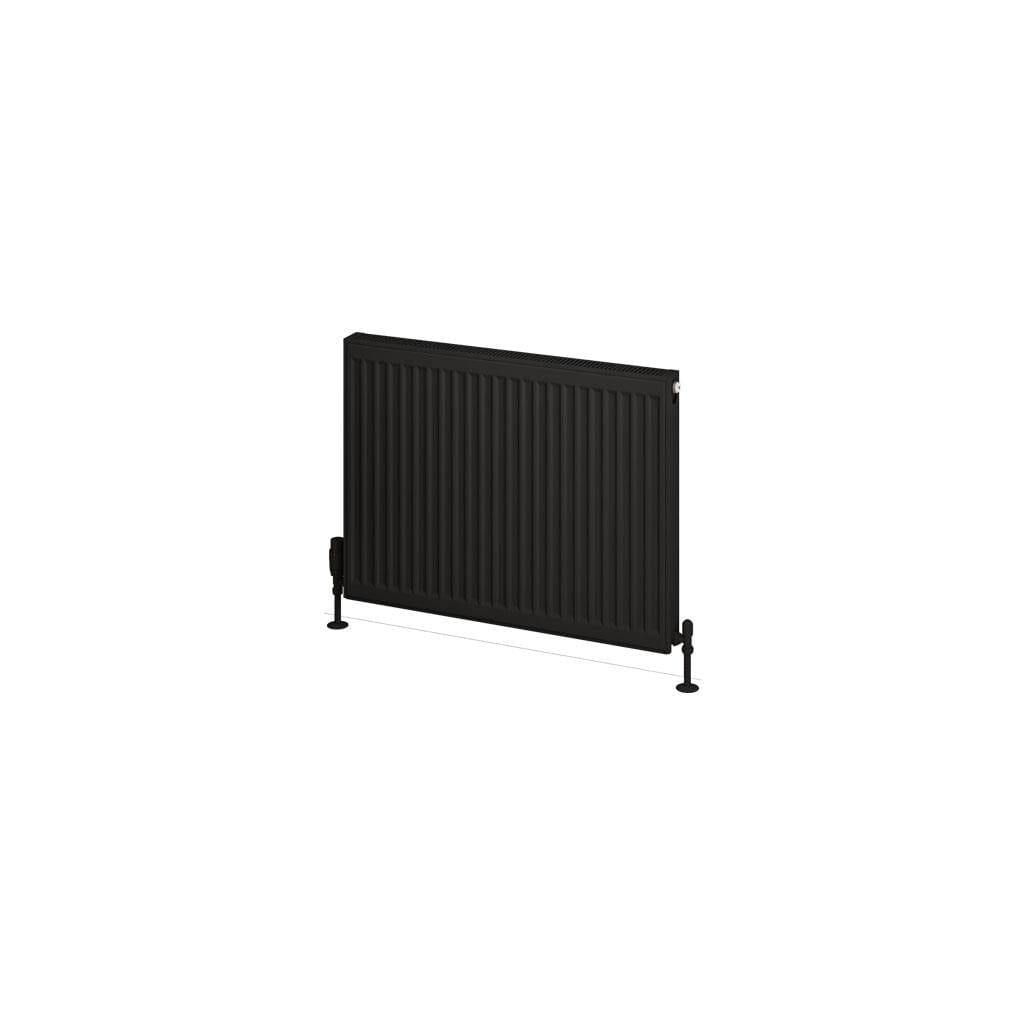 Aquarius Type 21 Aquarius Type 21 Compact Panel Radiator In Matt Black