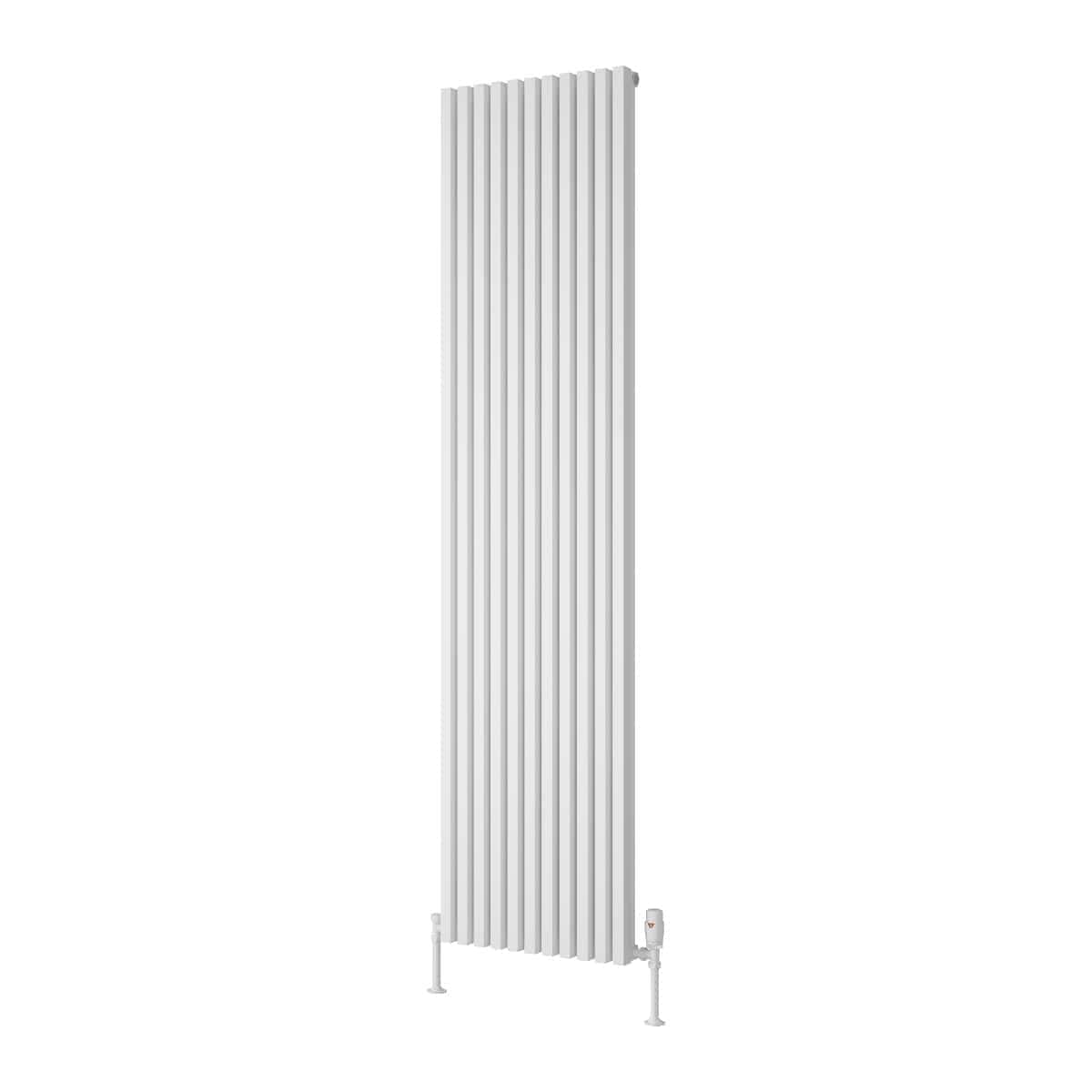 Reina Panel Radiator Reina Albano Central Heating Vertical Designer Radiator White / 1800 x 430mm