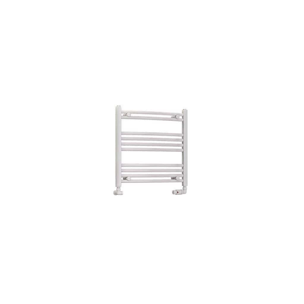 Totally Rads Ladder Rails Eastbrook Wendover Curved Vertical Heated Towel Rail in White