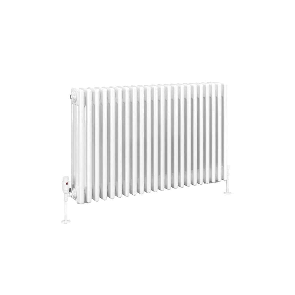 Eastbrook Column Radiator Eastbrook Rivassa Traditional 4 Column Radiator in Gloss White