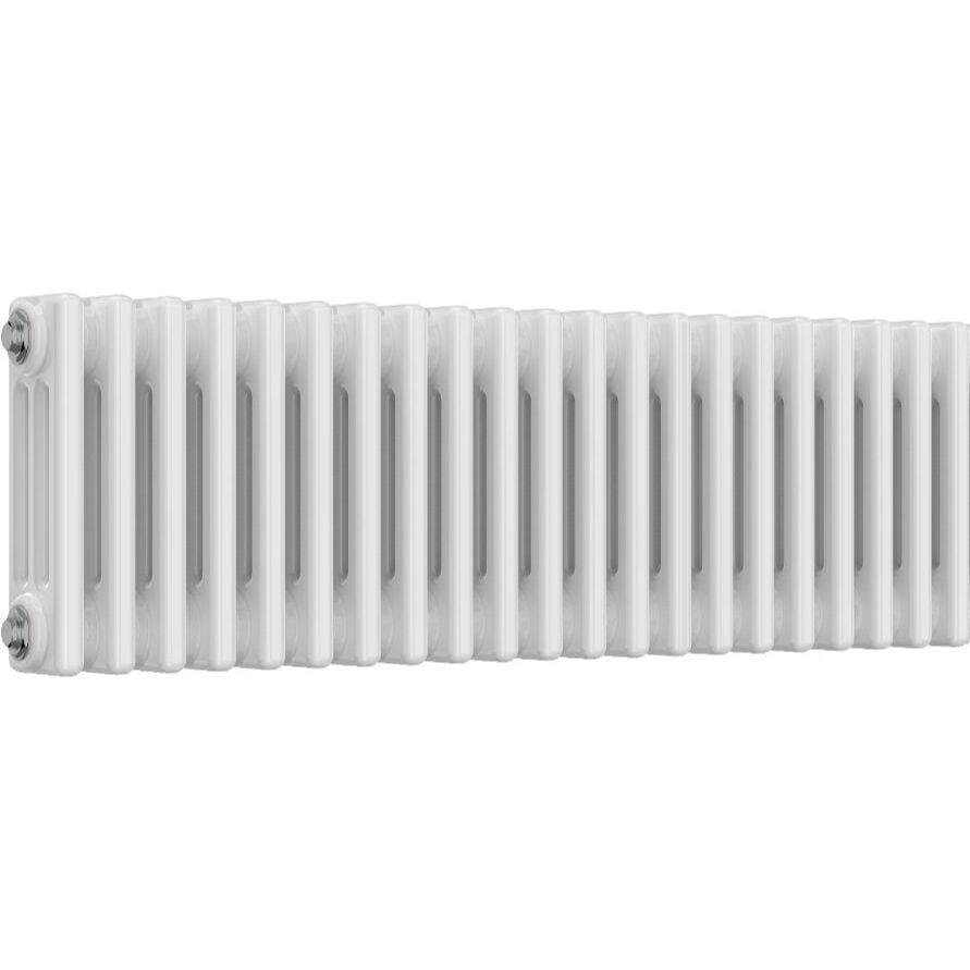 Aquarius Bathrooms Column Radiator Aquarius Foundry Horizontal 3 Column Radiator in White 300mm x 965mm
