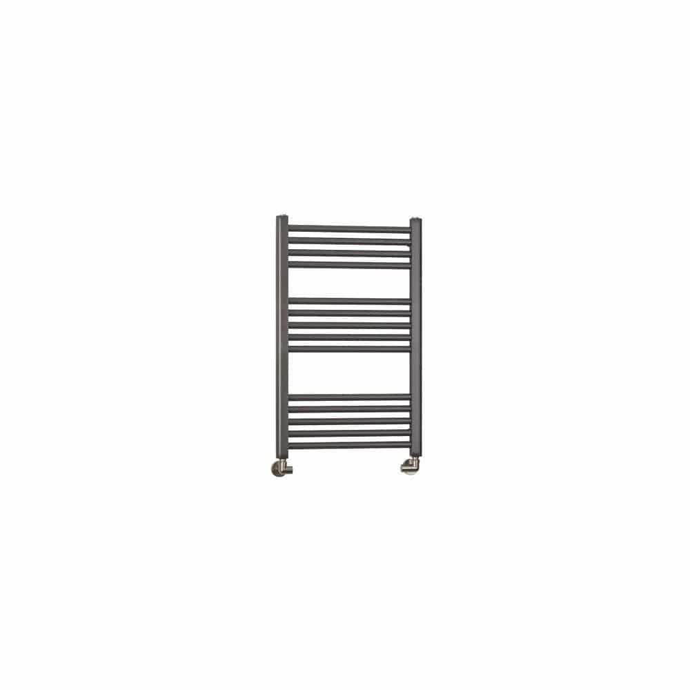 Eastbrook Ladder Rail Eastbrook Wendover Straight Heated Towel Rail in Brushed Gunmetal