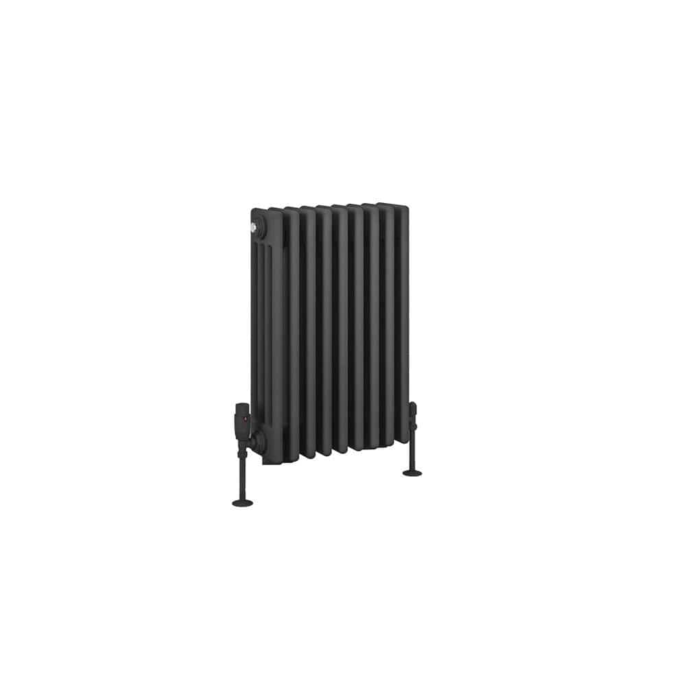 Eastbrook Column Radiator Eastbrook Rivassa Traditional 4 Column Radiator in Matt Anthracite
