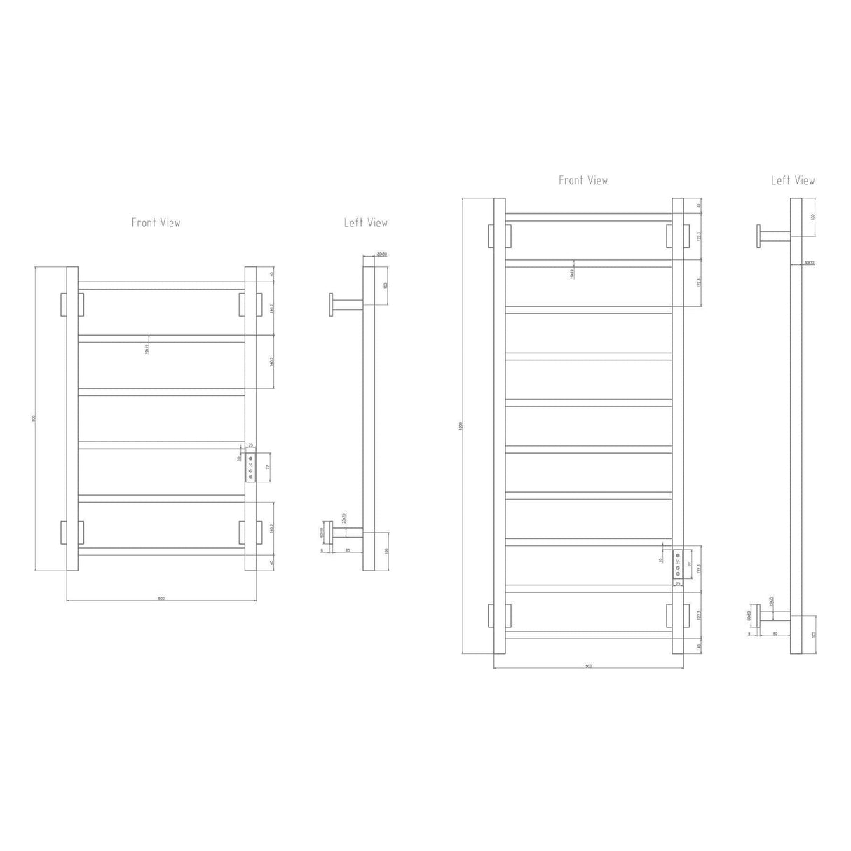 Aquarius Aquarius DigiTherm Velino Dry Electric Radiator with LCD Display