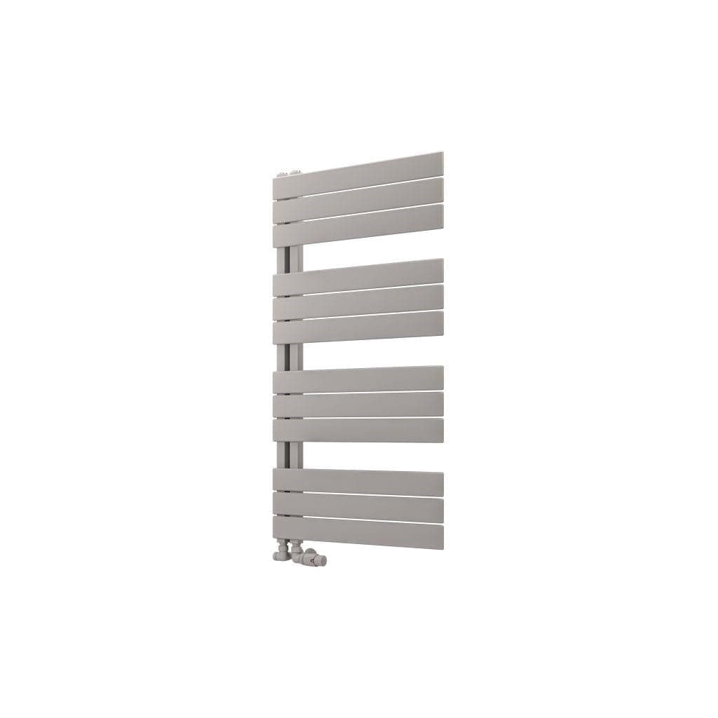 Eastbrook Designer Towel Radiator Eastbrook Helmsley Straight Vertical Designer Towel Rail in Matt Grey 1400 x 500 / Dual Fuel