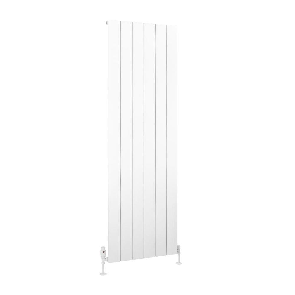Eastbrook Panel Radiator Eastbrook Charlton Vertical Designer Radiator in Matt White