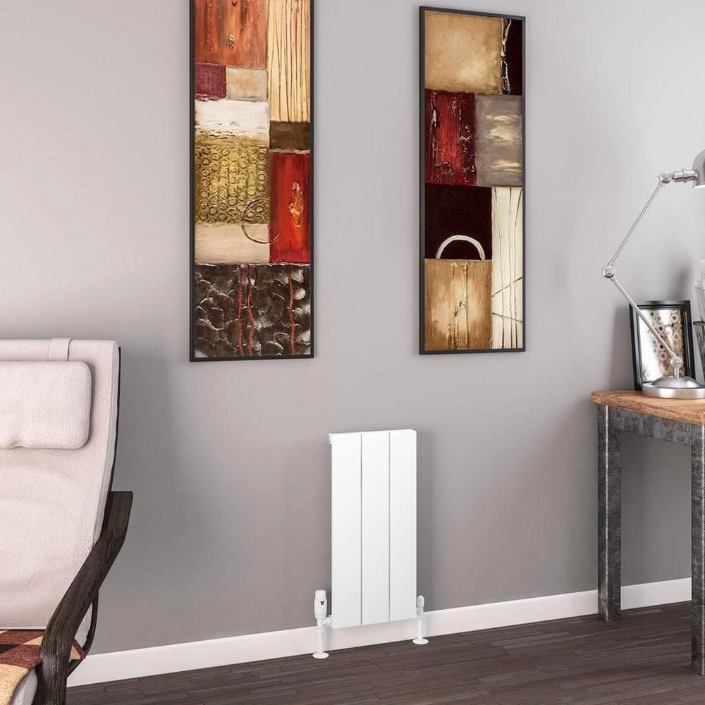 Eastbrook Charlton Vertical Designer Radiator in Matt White