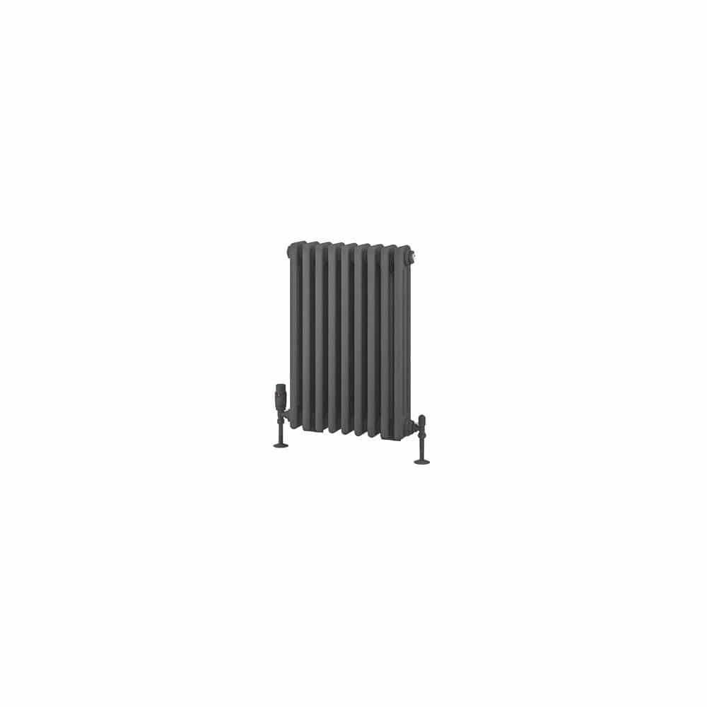Eastbrook Column Radiator Eastbrook Rivassa Traditional 3 Column Radiator in Matt Anthracite