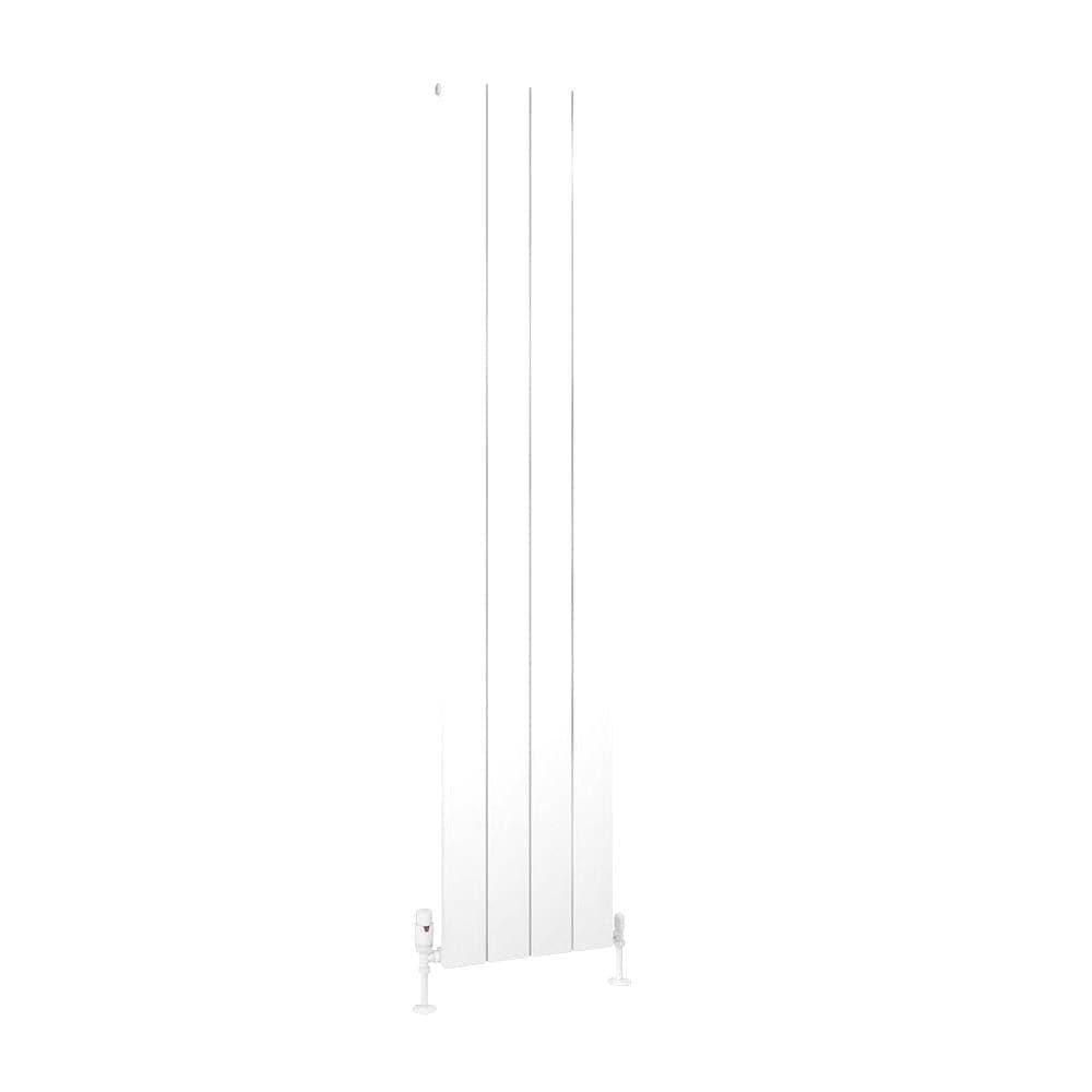 Eastbrook Panel Radiator Eastbrook Charlton Vertical Designer Radiator in Matt White