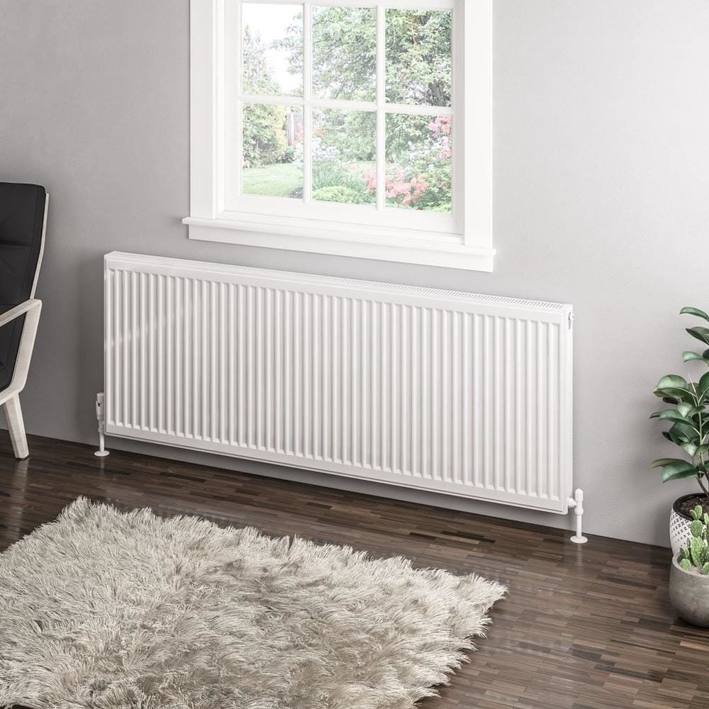 Aquarius Bathrooms Type 11 Aquarius Type 11 Compact Panel Radiator In Gloss White 600 x 1600mm