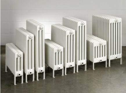 MHS Radiators Column Radiators MHS Multisec Traditional 4 Column Radiator in Anthracite
