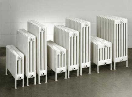 MHS Radiators Column Radiator MHS Multisec Traditional 4 Column Radiator in Anthracite