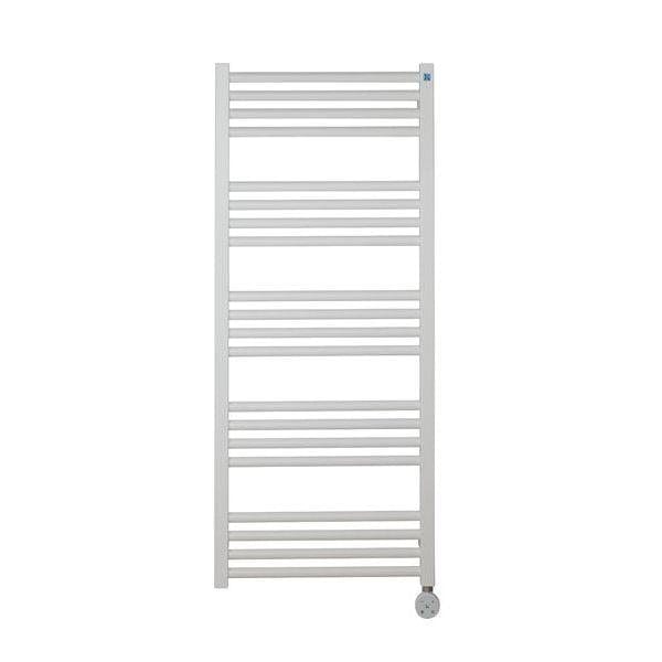 Crosswater Ladder Rail Crosswater MPRO Designer Vertical Towel Radiator in Matt White 1140 x 480mm / Electric Only