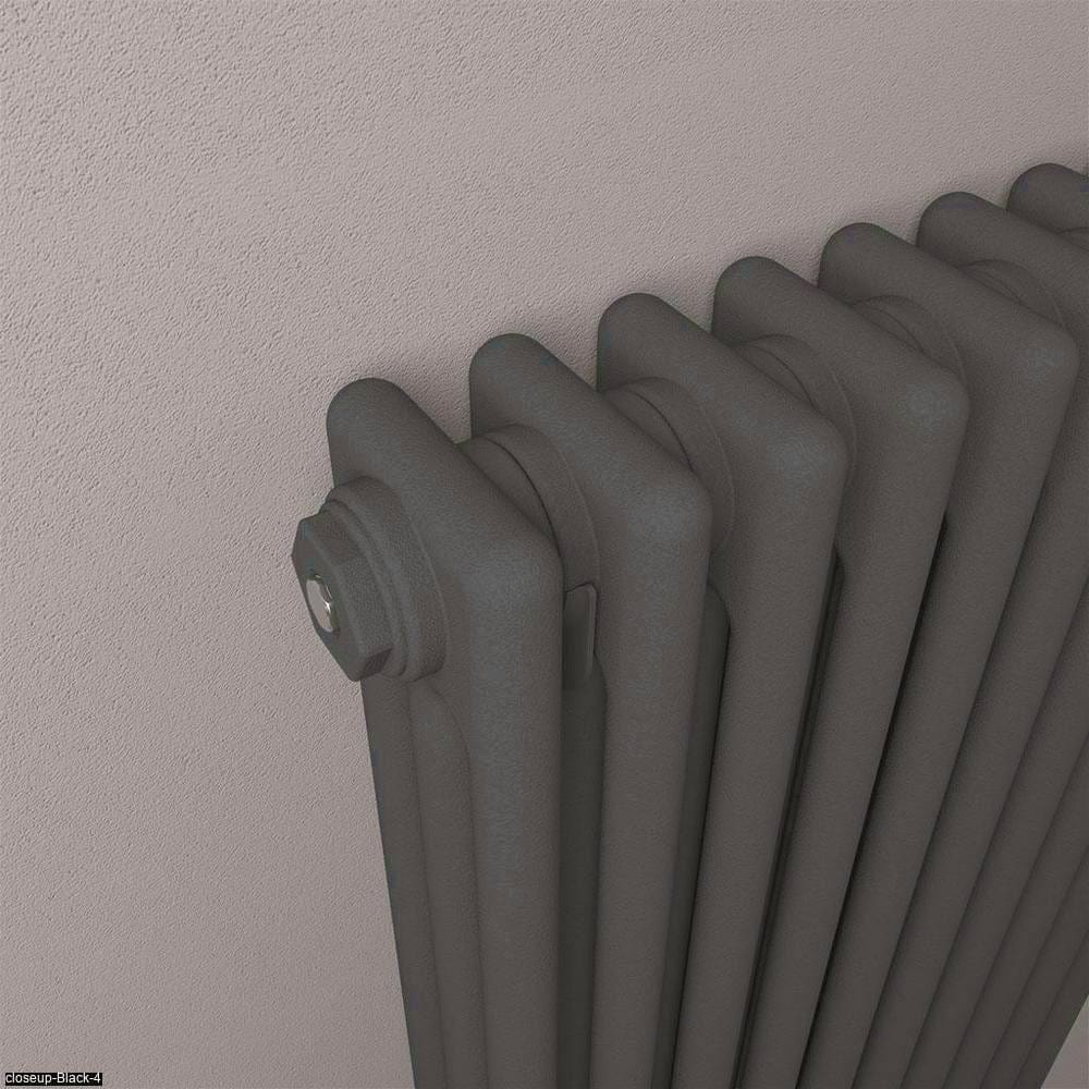 Eastbrook Rivassa Traditional 3 Column Radiator in Matt Anthracite