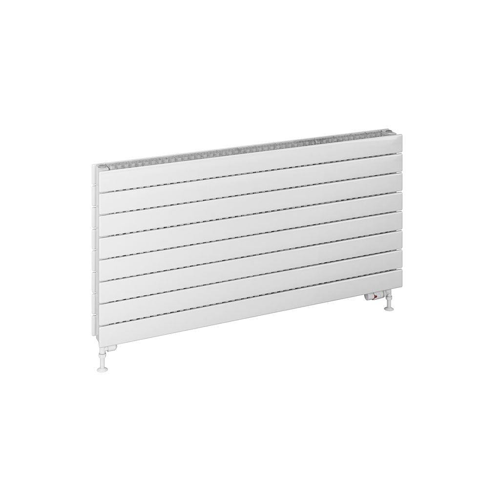 Eastbrook Wendover Curved Vertical Heated Towel Rail in White