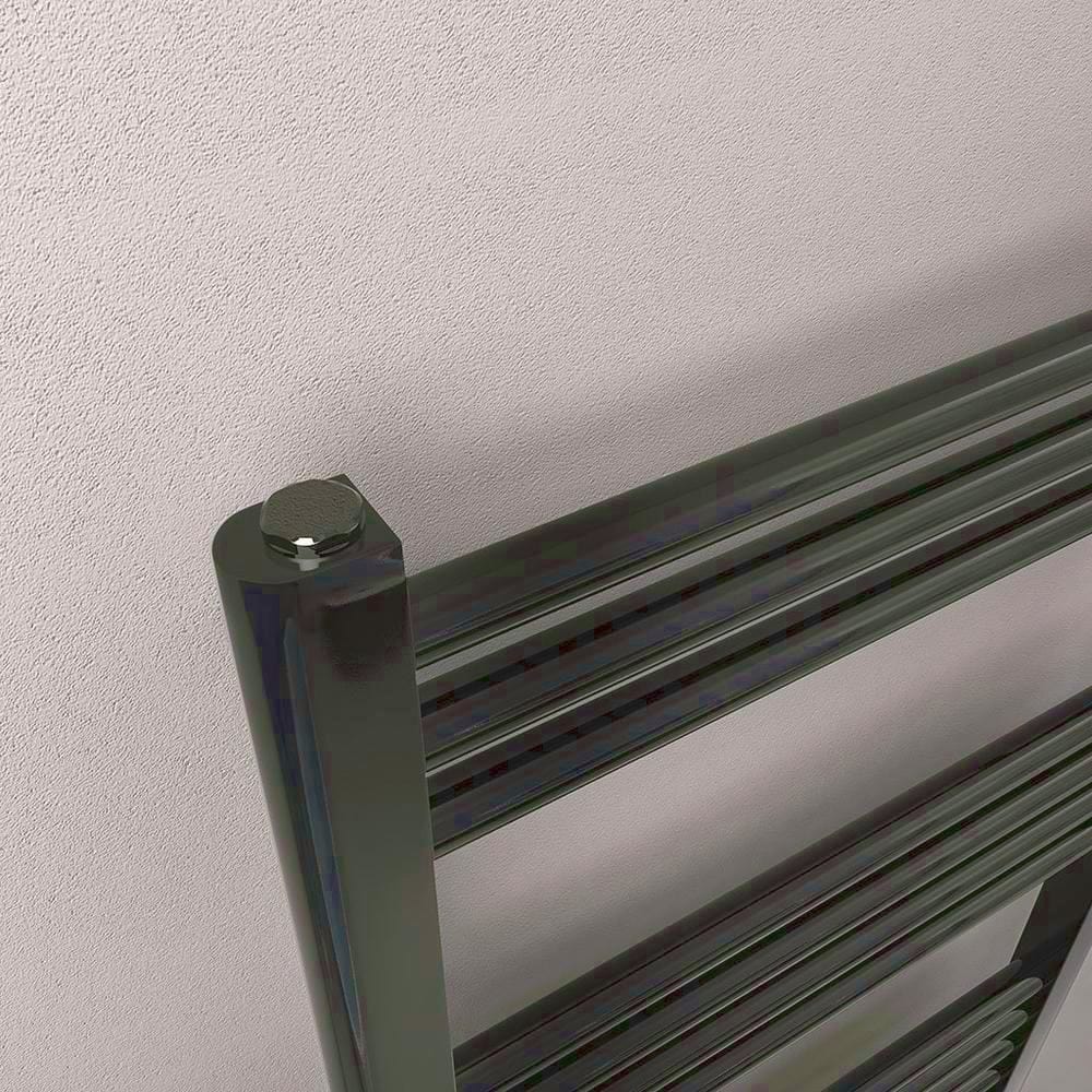 Eastbrook Wendover Straight Heated Towel Rail in Black Gold