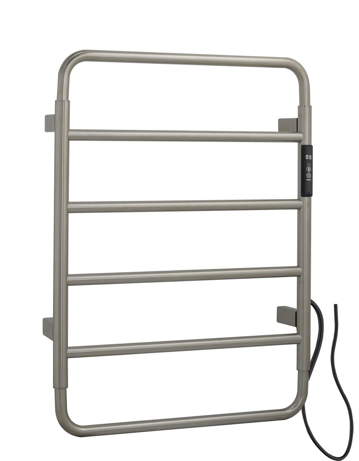 JTP Designer Towel Radiator JTP AERO Designer Vertical Heated Towel Rail - Electric Only 640 x 475 / Stainless Steel