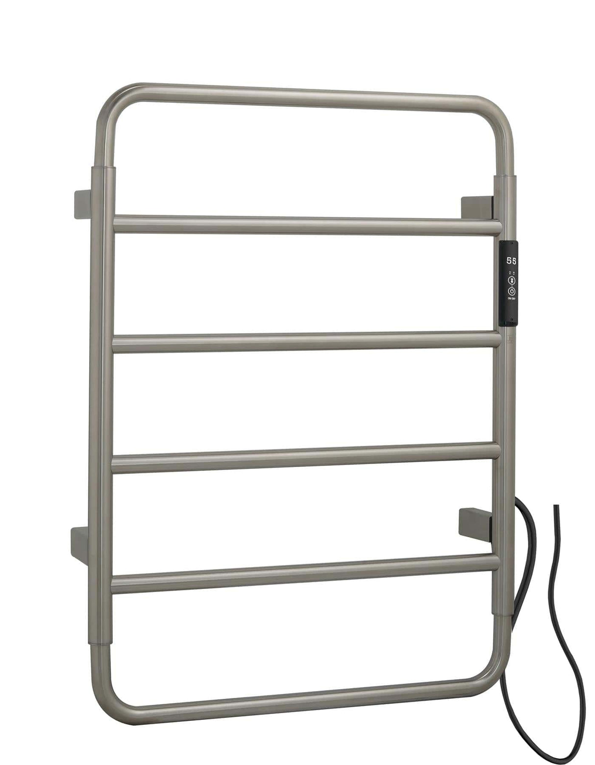 JTP Designer Towel Radiators JTP AERO Designer Vertical Heated Towel Rail - Electric Only 640 x 475 / Stainless Steel